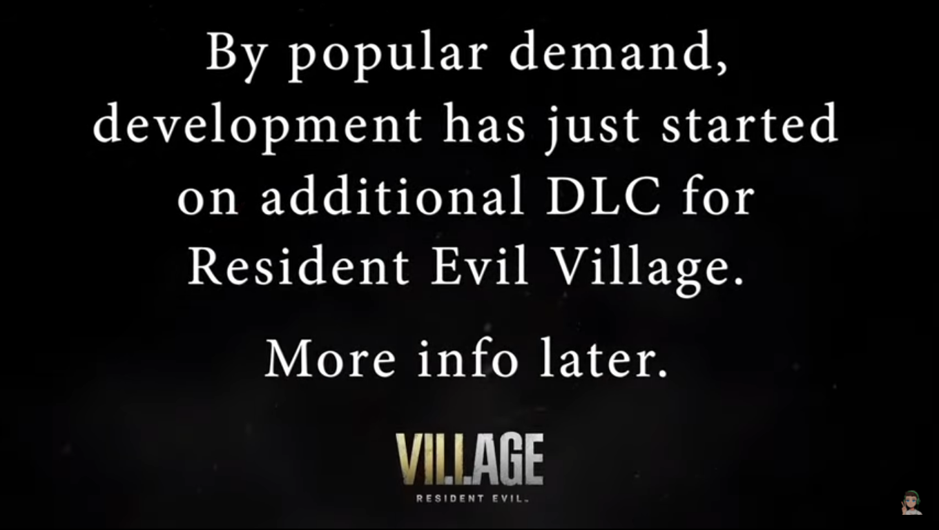 Resident Evil Village DLC is now in the works